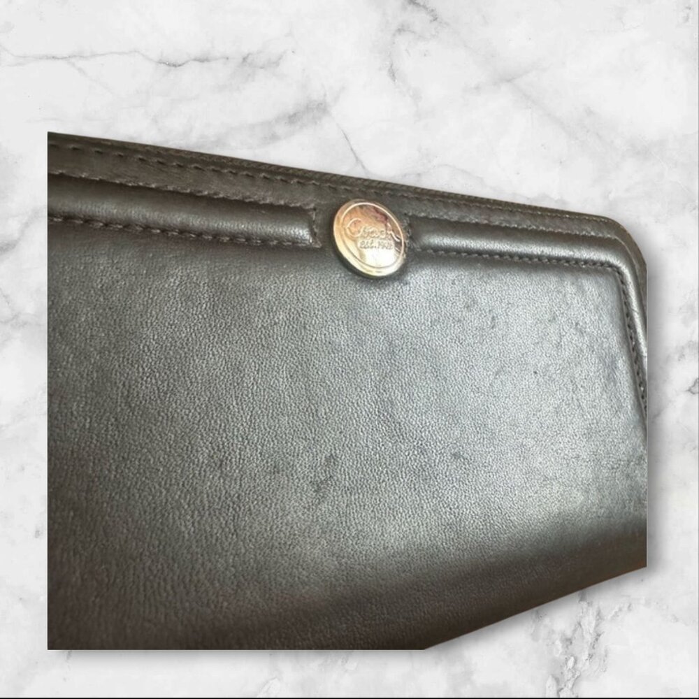 Coach Lambskin Long Wallet EUC - Picture 3 of 8